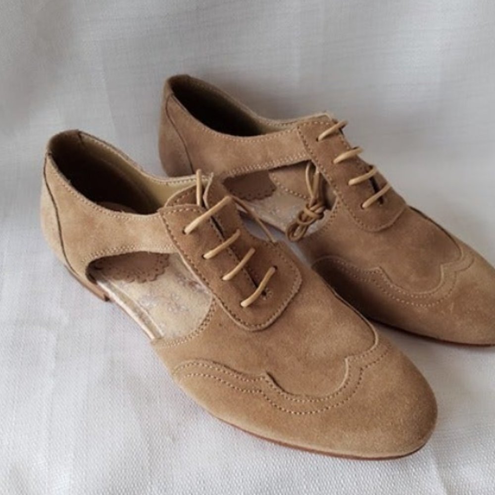 Wolverine 1000 Mile Doris Womens Oxford Shoes- Beige - Size 7.5